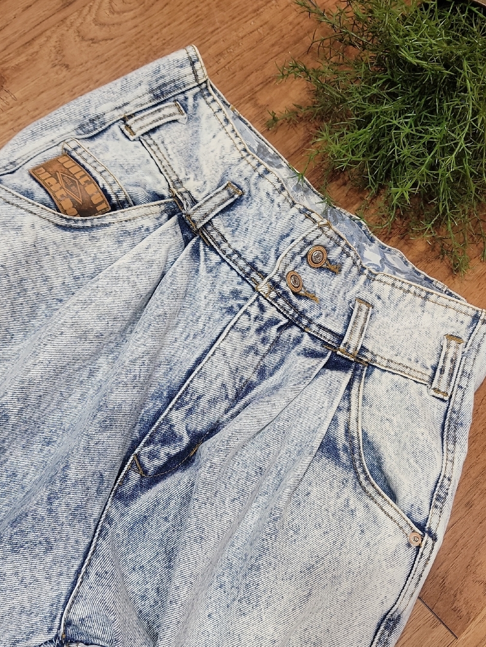 Vintage Bugle Boy High Waisted Jeans - Picture 9 of 12
